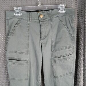 Democracy Ab Technology Cargo Pants‎ Women's Size 8 Olive Green Stretch